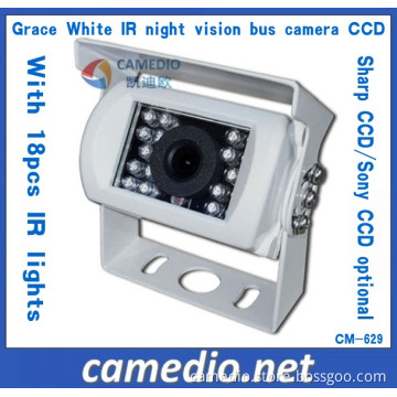 Grace White Night Vsion Waterproof Sharp Sony CCD Bus Camera